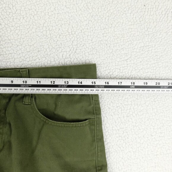 Hsu Emerica Jeans Mens 30 Green Slim Skater Lightweight Casual Stretch - Picture 6 of 11